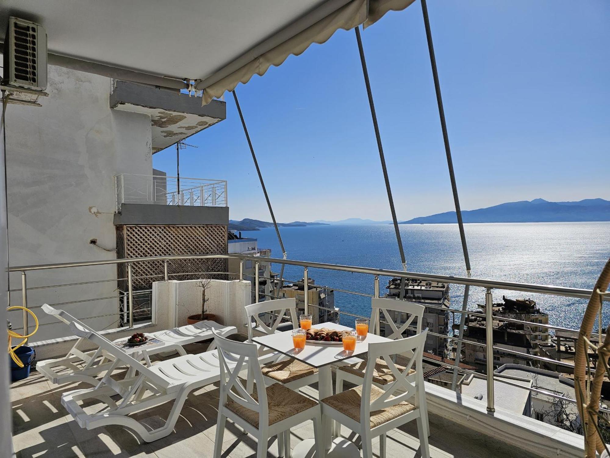 Panorama View Apartments Sarandë Exteriér fotografie