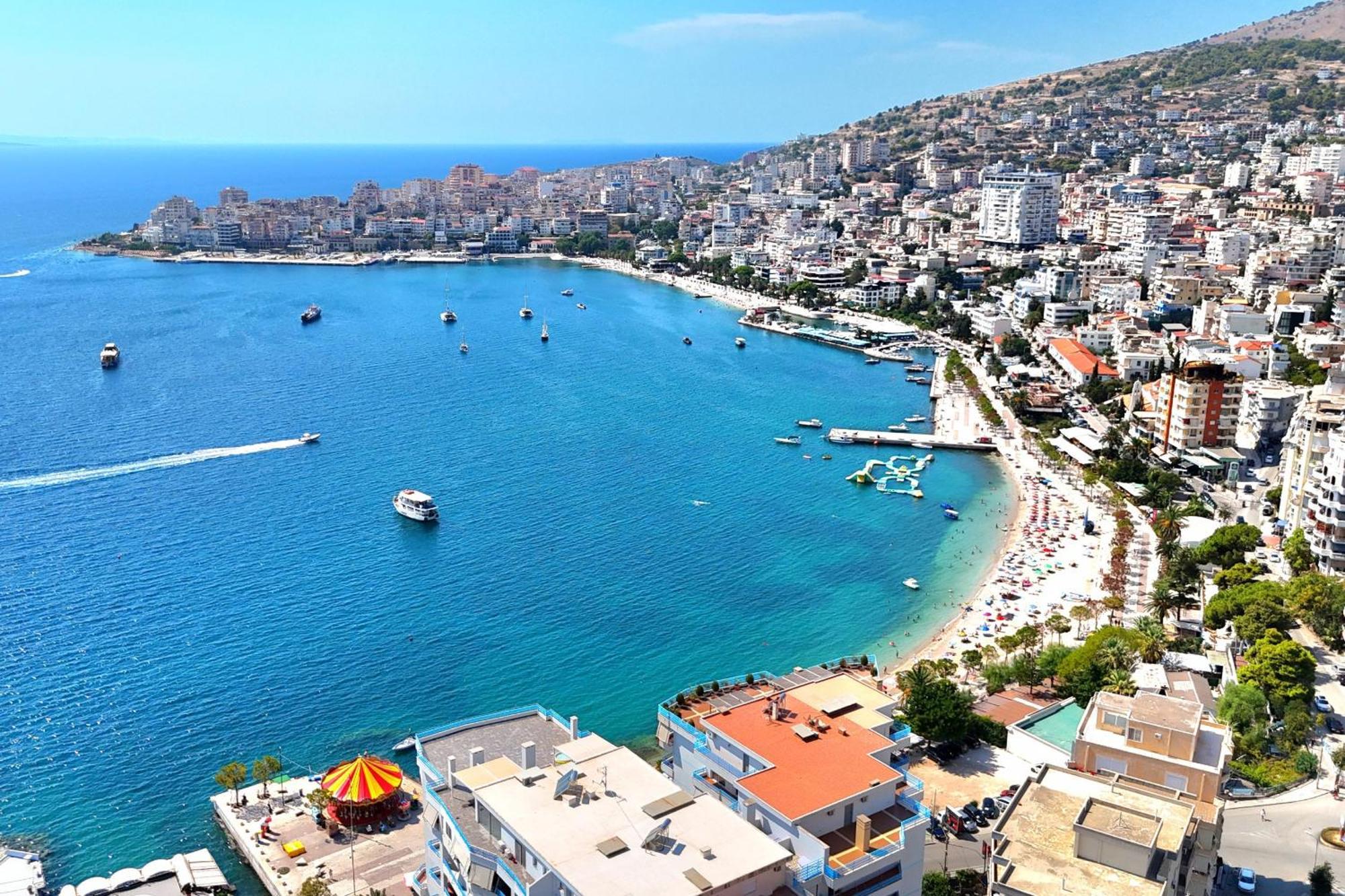 Panorama View Apartments Sarandë Exteriér fotografie